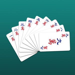 Cartas de Mahjong de estilo chino, mini fichas de papel grueso portátiles para entretenimiento en casa, 4 jugadores con dados - Product Image 2