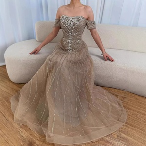 Vestido de <span class=keywords><strong>Noche</strong></span> Serene Hill LA73195A Rosa con Cuentas, Hombros Descubiertos, Corte en A, Elegante <span class=keywords><strong>para</strong></span> Bodas y Fiestas 2026 - Product Image 5