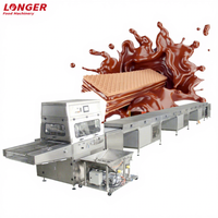 Barre de céréales au chocolat de haute qualité faisant la machine d'enrobage de biscuits d'enrobage de chocolat de collation