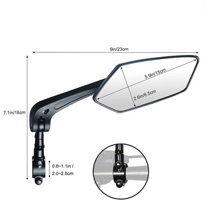 Rétroviseur <span class=keywords><strong>de</strong></span> vélo <span class=keywords><strong>de</strong></span> montagne pour voiture électrique, vélos <span class=keywords><strong>de</strong></span> route, BMX, miroir inversé réglable à 360 degrés, extrémité <span class=keywords><strong>de</strong></span> <span class=keywords><strong>guidon</strong></span> en ABS - Product Image 4