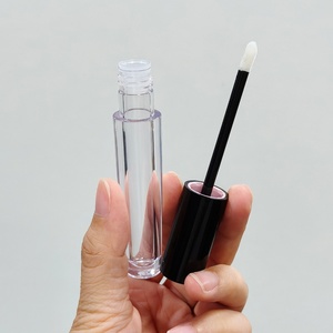 Tube de brillant à lèvres en plastique, cosmétique vide, transparent, 4,5-7 ml, flacon de tube, emballage, conteneur cosmétique, tube de brillant à lèvres de haute qualité - Product Image 1