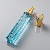 Flacon de parfum rectangulaire transparent prêt à l'emploi, 10 ml, flacons vaporisateurs vides rechargeables, sérum pour le soin de la peau