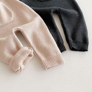 2024 nuevo diseño 6 meses Bebé <span class=keywords><strong>Pantalones</strong></span> de ganchillo sin mangas niño niña suéter ropa bolsillo delantero <span class=keywords><strong>pantalones</strong></span> de tirantes - Product Image 6