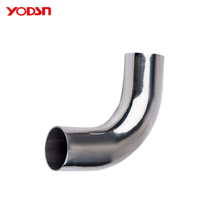 Vệ sinh lớp cấp thực phẩm thép không gỉ 304 mở rộng khuỷu tay 90 độ SS Hàn khuỷu tay mặt bích phụ kiện đường ống phụ kiện - Product Image 3