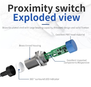 CHBG-<span class=keywords><strong>Sensor</strong></span> de proximidad pequeño, <span class=keywords><strong>sensor</strong></span> de proximidad de inducción de metal lp67, serie pequeña M3/4/5/6, con CE ROHS, nuevo y Original - Product Image 2
