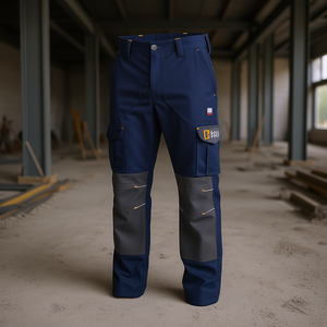Pantalones de Trabajo Ttake Easy Azul Marino Talla L, Pantalones Cargo de Construcción Resistente para Uso Industrial - Product Image 3