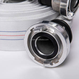 خرطوم إطفاء حريق مرن 3 بوصة 8 بار، مع بكرة خرطوم تنظيف، غطاء، مسدس رش، ورشاش حريق، مناسب للأحماض - Product Image 1