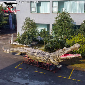 Zoo Theme Park Animal <span class=keywords><strong>Robot</strong></span> Tamaño real Animatronic <span class=keywords><strong>Cocodrilo</strong></span> Modelo - Product Image 3