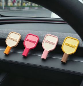 Nuovo Deodorante per Auto in Plastica Creativo a Forma di Pickleball, Decorazione per Bocchette d'Aria, Ornamento Femminile, Centrotavola Aromaterapico di Nuovo Stile - Product Image 5