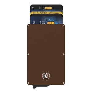 Kaisca RFID Slim <b>Wallet</b> Money Clip Aluminum Bank for Credit Card <b>Holder</b> Fashion Business Card <b>Holder</b> 6 Inch 8mm Thickness Mag - Product Image 1