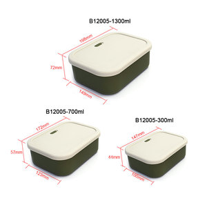 Boîte de décarboxylation à base de plantes pour la décarboxylation et l'<span class=keywords><strong>infusion</strong></span> des herbes, compatible lave-vaisselle, en silicone de qualité alimentaire, boîte de rangement pour le déjeuner - Product Image 4