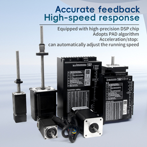 มอเตอร์สเต็ปเปอร์24VDC สองเฟส Nema11แรงบิดสูง1.8ขั้นตอนพร้อมตัวเข้ารหัส Rs485ไดรฟ์เวอร์สำหรับ CNC - Product Image 6