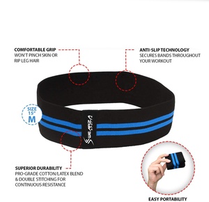 Bandas de resistencia de círculo de cadera por sublimación-Bandas de círculo de cadera de resistencia elástica-Bandas de resistencia de círculo de cadera antideslizantes - Product Image 3