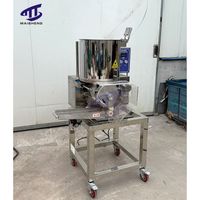 Machine industrielle automatique de formage de galettes de poisson, de bœuf et de hamburgers, capacité 80 kg/h, puissance 0,1 kW, Maisheng