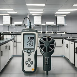 Anemómetro Termoeléctrico Metravi AVM-09 CFM CMM con Manómetro Integrado, Resolución de 0.01m/s, Rango de Temperatura de 0~50, Material de PVC, 0.40 M/s AVM- - Product Image 3