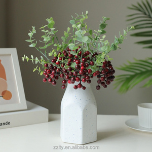 <span class=keywords><strong>Baies</strong></span> d'eucalyptus artificielles en mousse en gros pour décorations de mariage et ornements de maison - Product Image 1