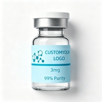 Autocollants de peptides imperméables personnalisés pour la perte de poids et la restauration de la jeunesse, flacons de 2 ml, 5 ml, 10 ml