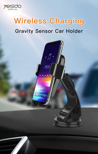 Soporte de coche Yesido gravedad para teléfono móvil con carga, soporte de montaje de teléfono de gravedad para coche - Product Image 2