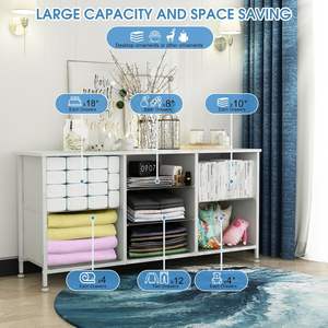 وحدة تخزين حديثة بأدراج مكونة من 7 أدراج لغرفة النوم أو غرفة المعيشة بتصميم أثاث منزلي أنيق - Product Image 2