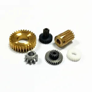 Custom High Precision Internal Carbon Steel Brass Nylon Plastic Double Spur Gear