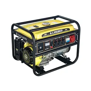 Geradores a Gasolina com Motor de 8 KV 220V-400V Gerador de Tensão Nominal