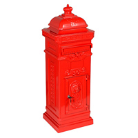 Boîte aux lettres extérieure autoportante en aluminium avec finition thermolaquée, serrure à combinaison de sécurité, pour appartement, livraison de colis