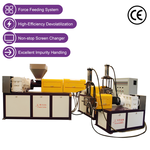 Automatic Recycling Plastic Granulator Machine for PE/ABS/PP Granulating and Pellet Making