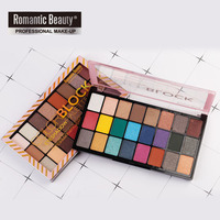 Palette de fards à paupières scintillants mats 24 couleurs, non tachant, maquillage de scène, coffret cadeau, poudre scintillante, vente en gros
