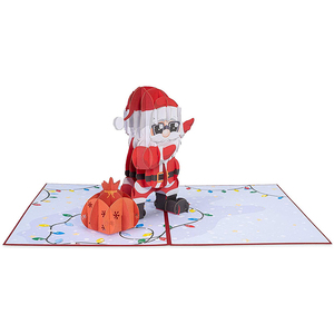 Chất lượng cao tùy chỉnh văn bản 3D Pop Up thẻ giáng sinh tin nhắn cá nhân cho trẻ em - Product Image 5