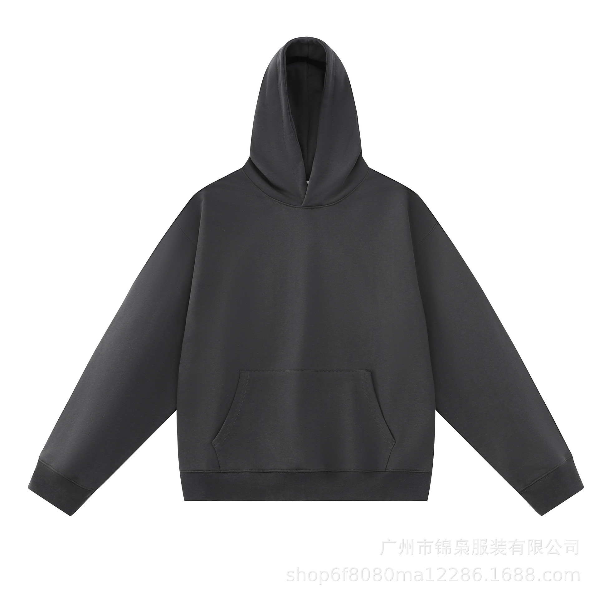 À capuche-gris foncé