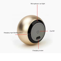 Haut-parleur portable sans fil coloré, mini, rond, avec basses puissantes