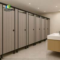 Cloison de toilette HPL imperméable pour salle de bain commerciale