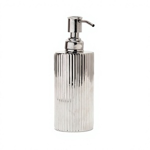 Easy Cleaning Polish Stainless Steel Lotion Dispenser Bottle Easy <b>Hand</b> <b>Pump</b> Durable <b>Water</b> Resistance Lotion Dispenser Countertop - Product Image 1