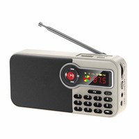 Lecteur MP3 mini numérique, radio FM, haut-parleur, enregistrement multifonction, radio rétro
