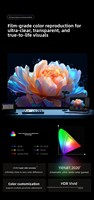 Projecteur DLP laser tricolore 3D 4K JMGO N5, 2800 lumens CVIA, zoom optique 1,93x, CEC, entièrement automatique, 4 Go + 64 Go, projecteur de cinéma portable