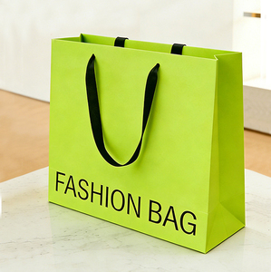 Bolsa de Papel de Lujo con Logotipo Impreso, Bolsa de Compras Personalizada con Marca, Bolsa de Regalo para Ropa, Bolsas de Compras con Cinta para Mujer, Boutique - Product Image 4