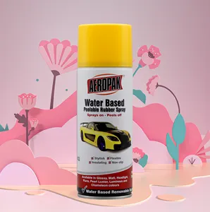 Spray de peinture en caoutchouc à base d'eau, Spray pour voiture, 400ml, 1 pièce