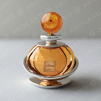 Flacon en verre Aboland pour parfum 50 ml, flacon de parfum acceptant le logo et la couleur personnalisés, design et emballage de flacon de parfum