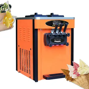 Counter Top Commercial Ice Cream Machine For Sale With Three Flavors