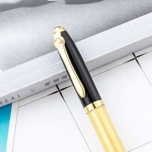 Stylo bille noir de signature en métal avec logo personnalisé, action torsadée, 1,0 mm, idéal pour les cadeaux d'affaires - Product Image 2