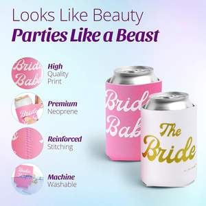 Portavasos de Espuma Personalizados con Logotipo para Fiestas, Aislantes para Latas, Koozies Personalizados para Bodas - Product Image 4