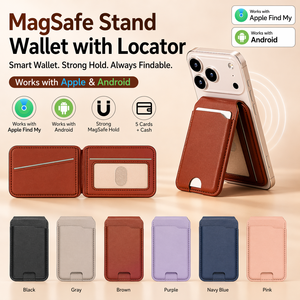 En Stock: Rastreador Bluetooth Inteligente Magnético para Cartera con Bloqueo RFID, Compatible con <span class=keywords><strong>Apple</strong></span> Find My y Android Find Hub para iPhone y Samsung - Product Image 1