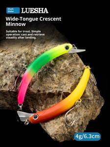 Le Brave Bass Submerged Mino Bow, leurre artificiel rigide en ABS avec hameçons pour la pêche au fond - Utilisation en mer et sur les plages - Product Image 6