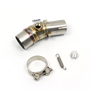 Nuevo Tubo de Escape Deslizante para Motocicleta <span class=keywords><strong>Kawasaki</strong></span> ER-6N ER-6F, Conexión de Silenciador, Tubo de Enlace de 51 mm, Repuesto - Product Image 2