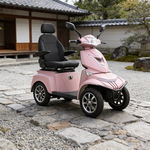 Scooter de Cuatro Ruedas con Diseño Abierto, Batería de Plomo-Ácido de 60V 20Ah, Velocidades Bajas Estables, Motor sin Escobillas, Control Remoto a Prueba de Agua - Product Image 1