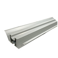 Support de panneau solaire en acier inoxydable anodisé argenté, structure de rail, avec garantie de 24 mois et résistance au vent de 60 m/s