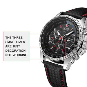 Relojes de Cuarzo para Hombre Megir 1010 a Bajo Precio, Reloj Montres Homme de Lujo con Correa de Cuero, Reloj Masculino Resistente al Agua para Hombre, Regalo - Product Image 4