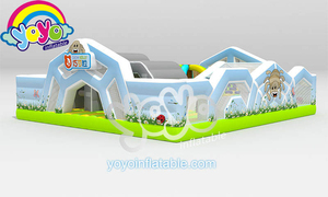 Pista de Obstáculos Inflable con Temática de Araña para Parque de Diversiones, Desinflado Rápido, Construcción Duradera, Decoración de Huevos de Araña, Zonas Infantiles para Centros Comerciales - Product Image 3