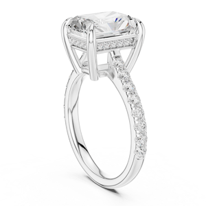 <b>Custom</b> 10Kt 14Kt 18Kt 22Kt Gold Lab Created Diamond <b>Ring</b> for Women Rhodium Plated Luxury Bridal Engagement <b>Ring</b> Fine Jewelry - Product Image 3