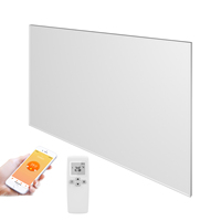 Wifi App 900W panneau chauffant en cristal de carbone infrarouge Smart Home Convector Chauffage électrique